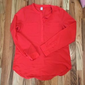 Red blouse
